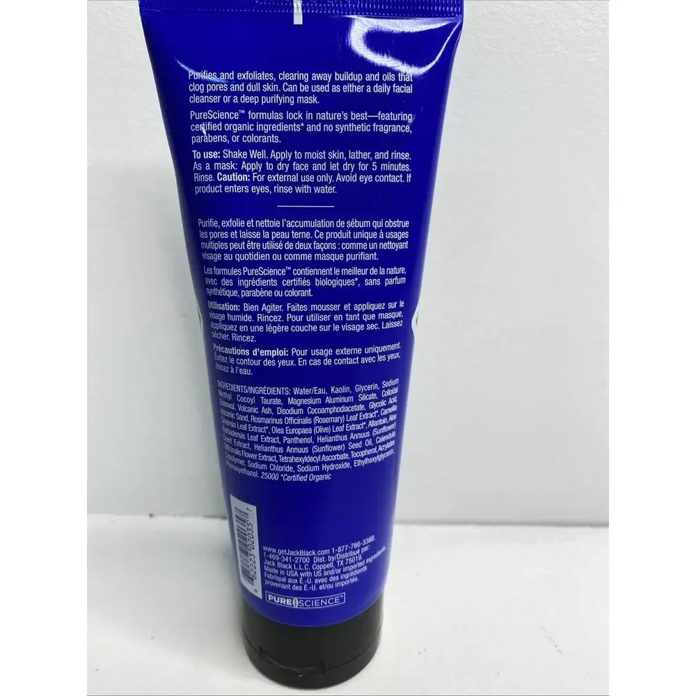 Deep Dive Glycolic Facial Cleanser 10 Fl Oz Jack Black Sealed - Picture 4 of 5